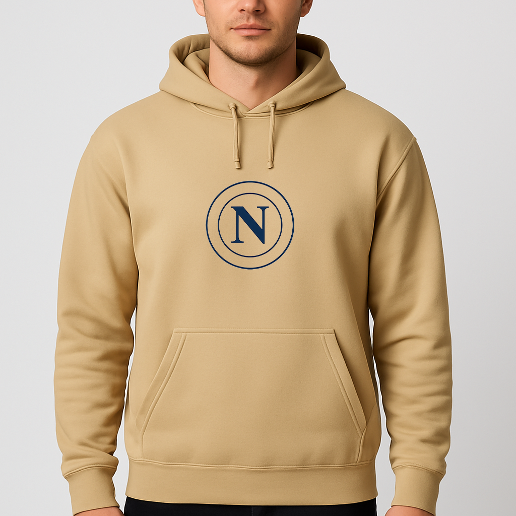 Men's Napoli 2025 Soccer Logo Pullover Hoodie