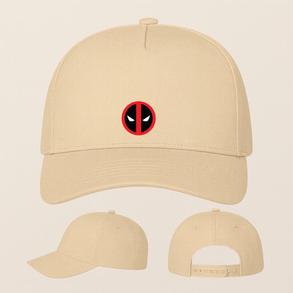 Deadpool Marvel Superhero Five Panel Twill Snapback Cap
