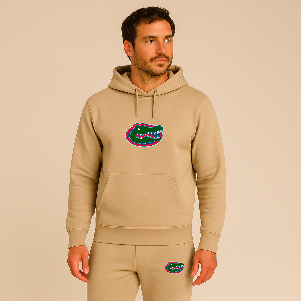 Men's Florida Gators Logo Hoodie Joggers Set