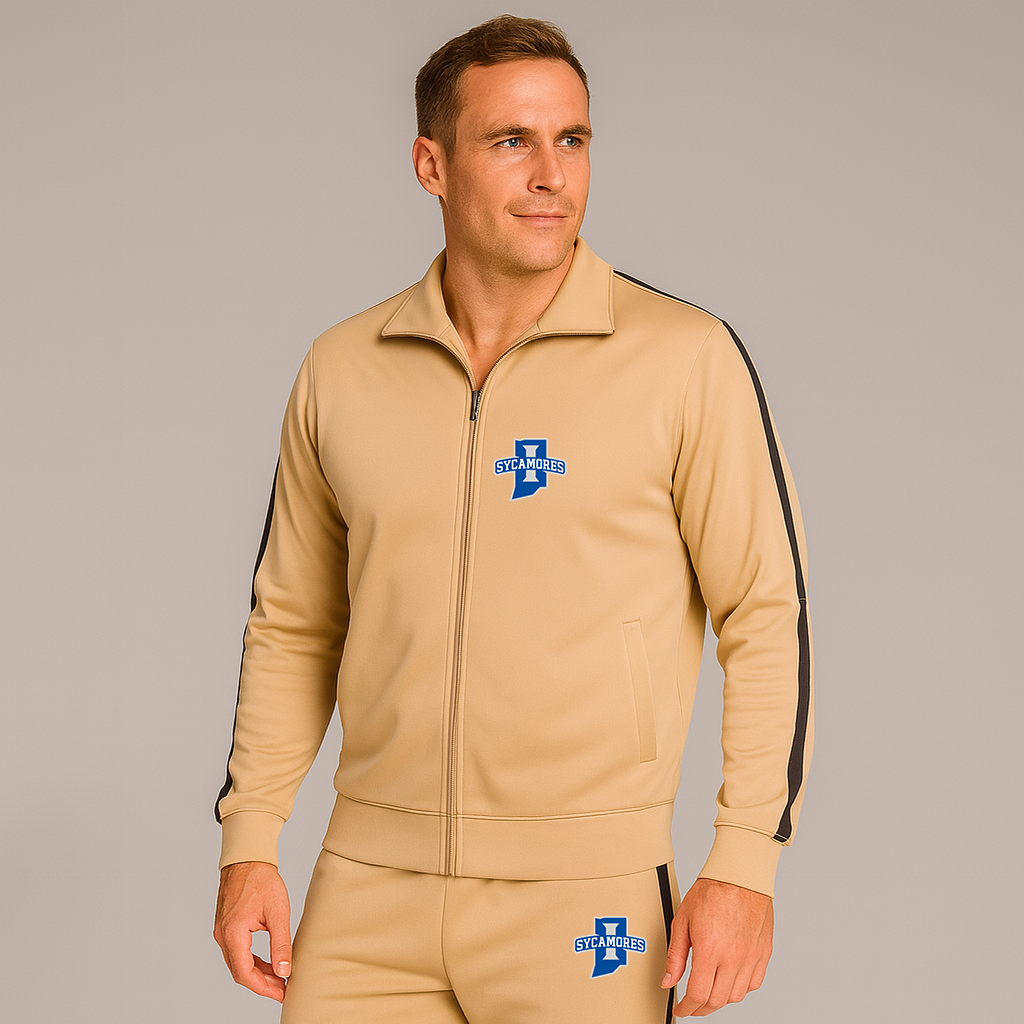 Men's Indiana State Sycamores Logo Dri-Fit TrackSuit