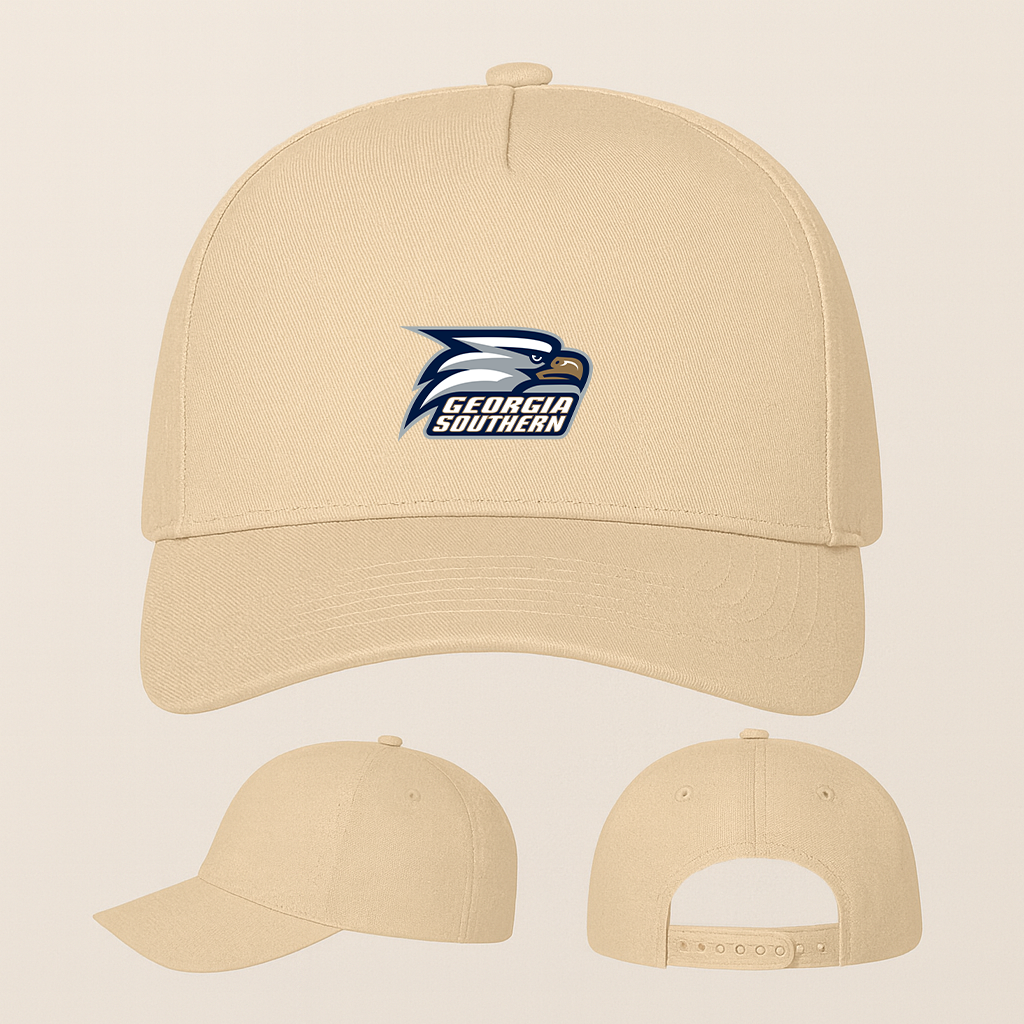 George Georgia Southern Eagles Logo Five Panel Twill Snapback Cap