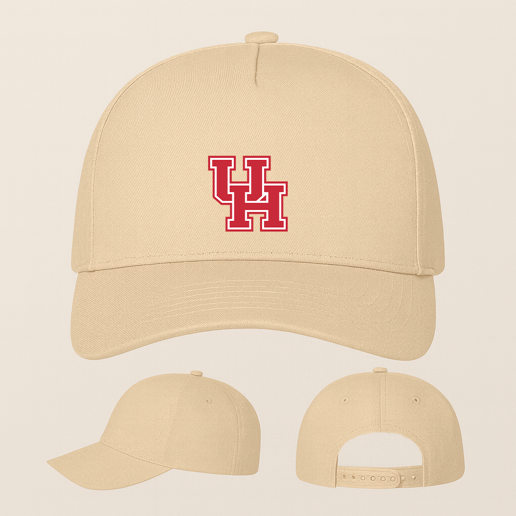 Houston Cougars Logo Five Panel Twill Snapback Cap