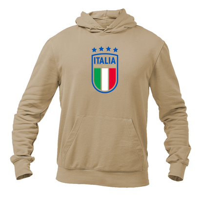 Men's Italy National Soccer Pullover Hoodie