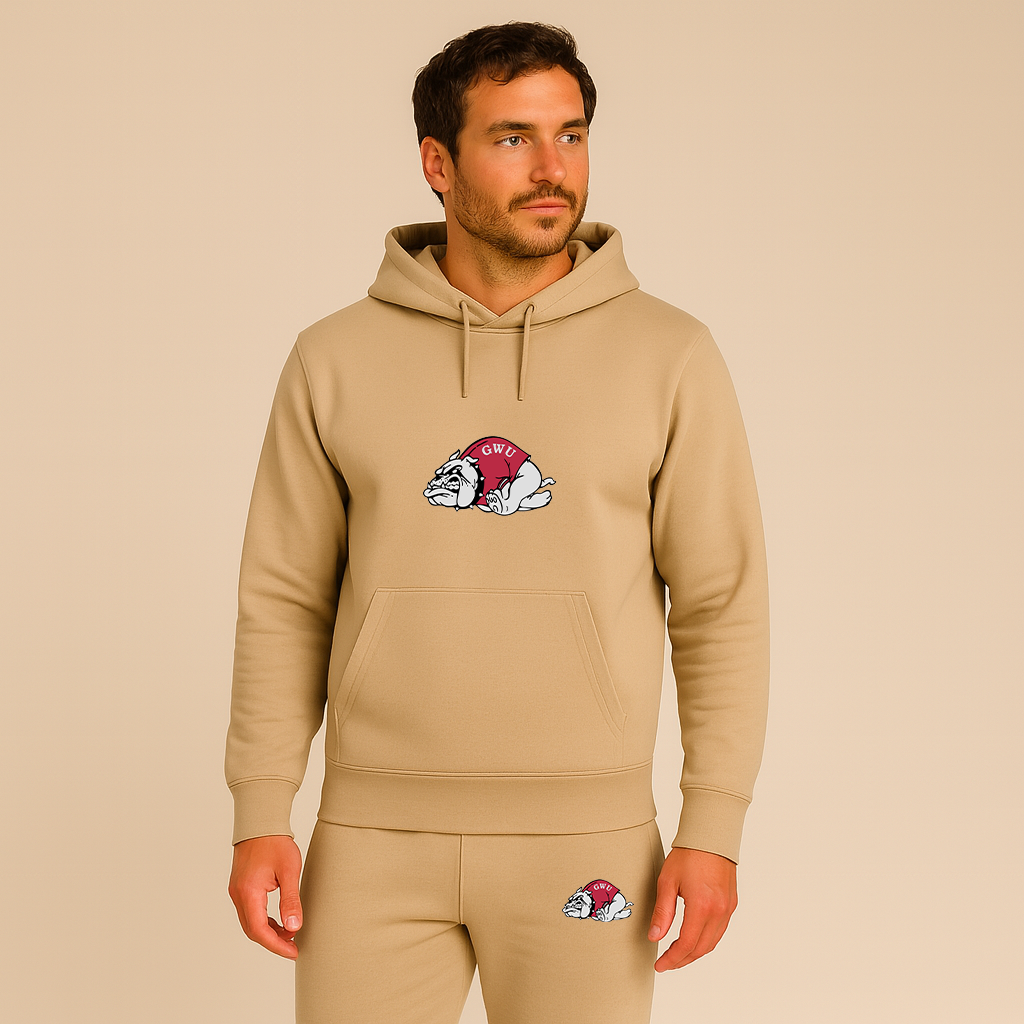 Men's Gardner Webb Bulldogs Logo Hoodie Joggers Set