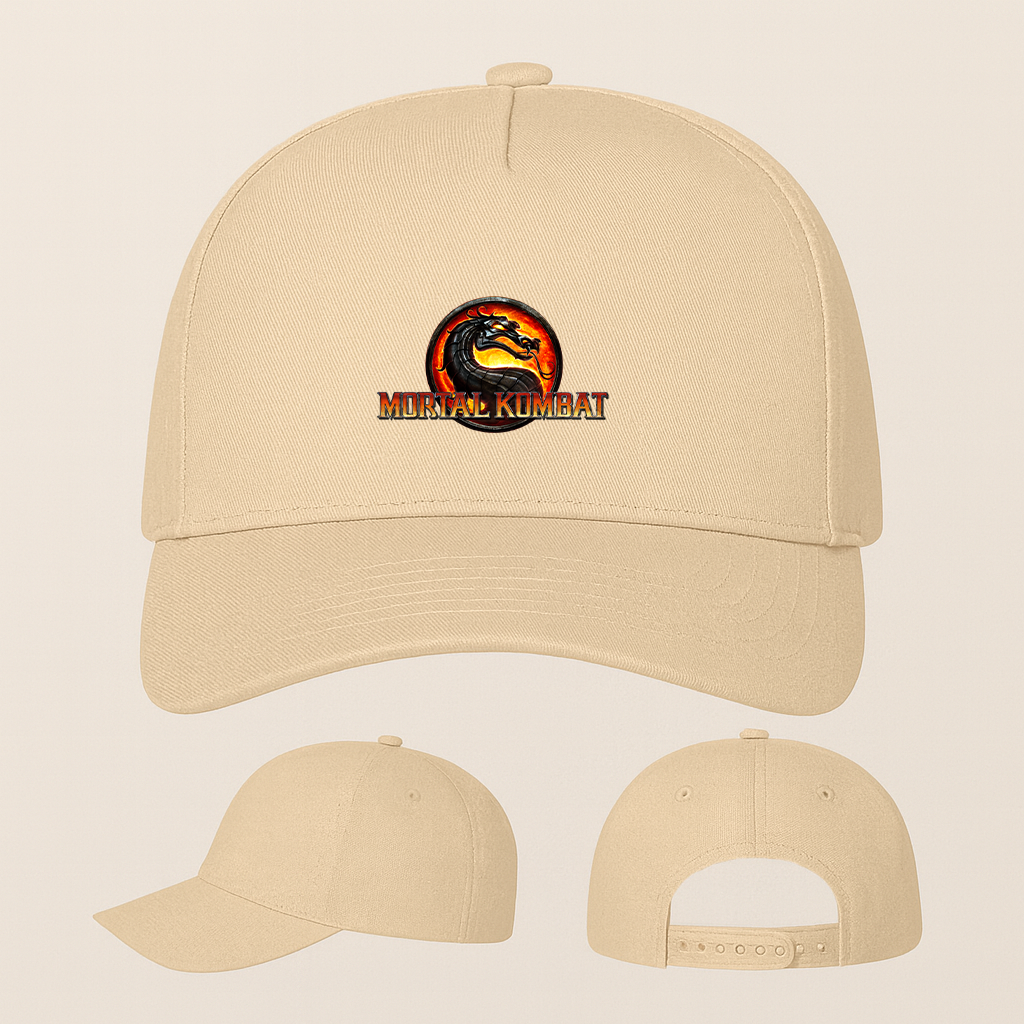 Mortal Kombat Game Five Panel Twill Snapback Cap