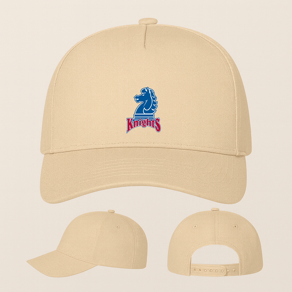 Fairleigh Dickinson Knights Logo Five Panel Twill Snapback Cap