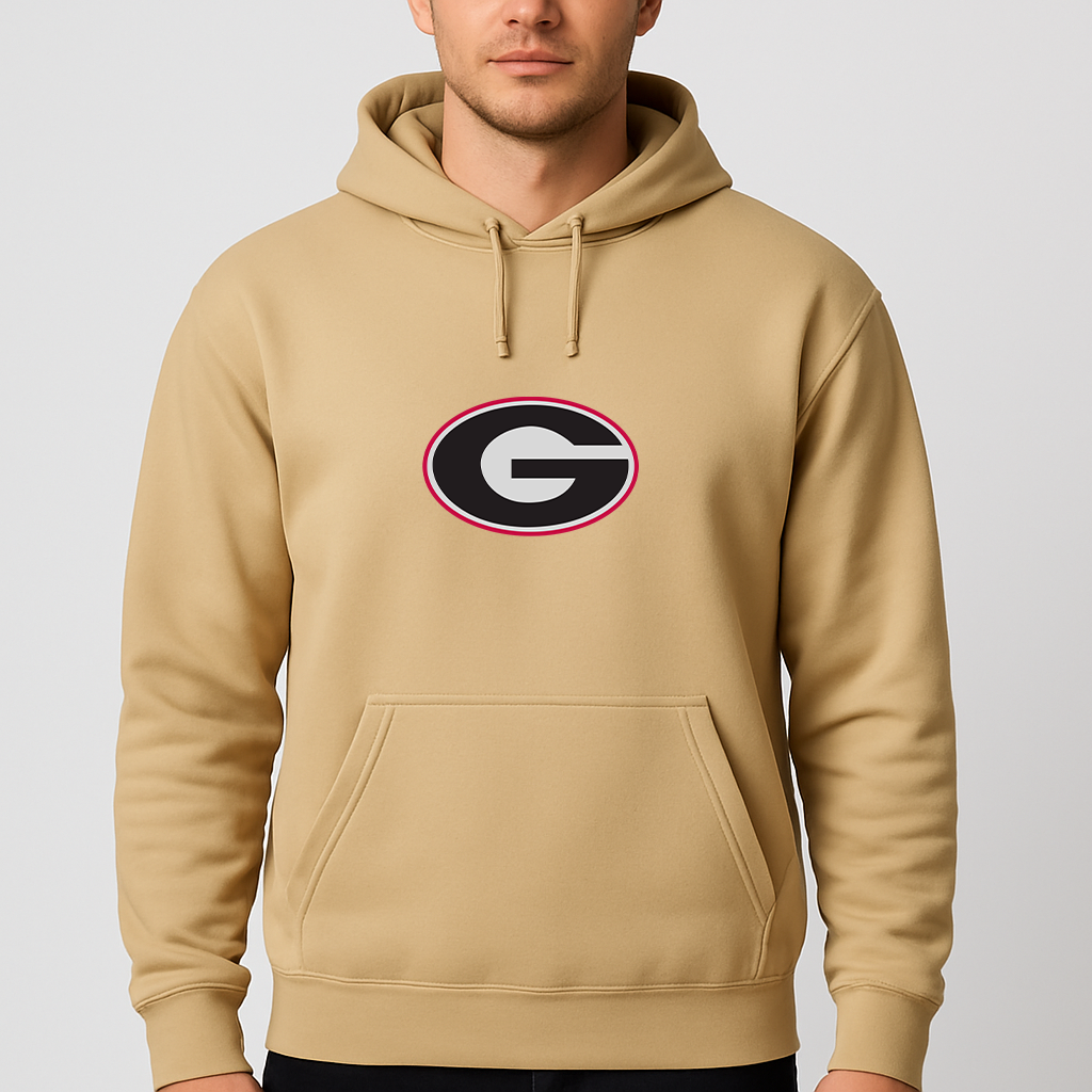 Men's Georgia Bulldogs Logo Pullover Hoodie