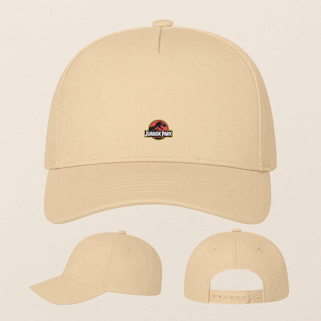 Jurassic Park Movie Five Panel Twill Snapback Cap