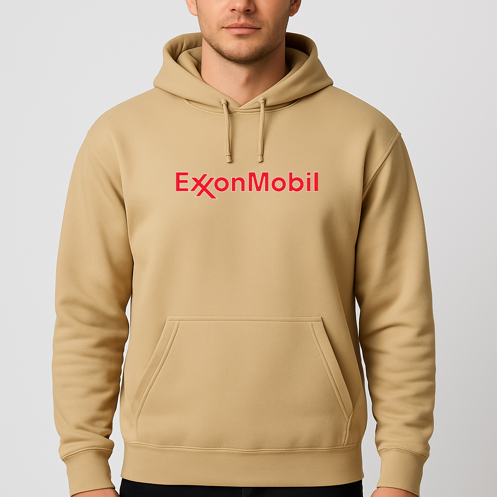 Men's Exxon Mobil Gas Station Pullover Hoodie