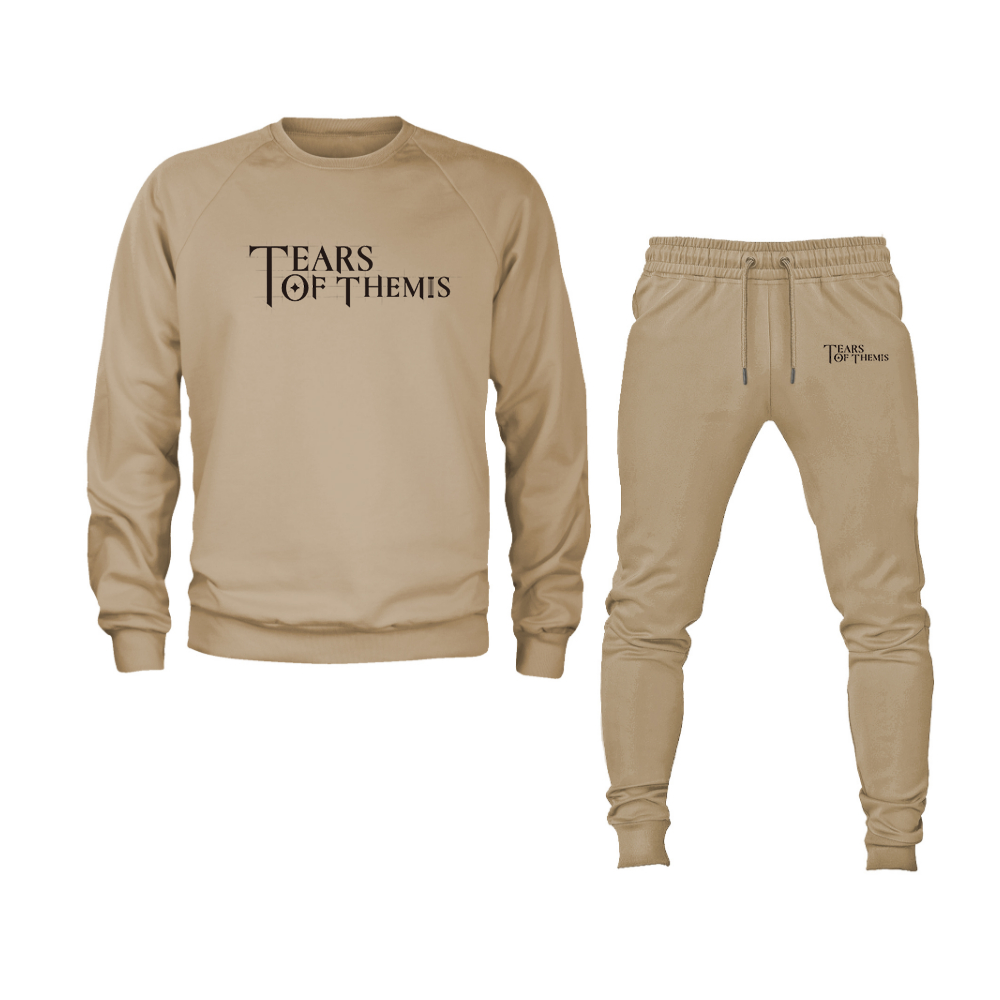 Men's Tear Of Themis Logo Crewneck Sweatshirt Joggers Suit