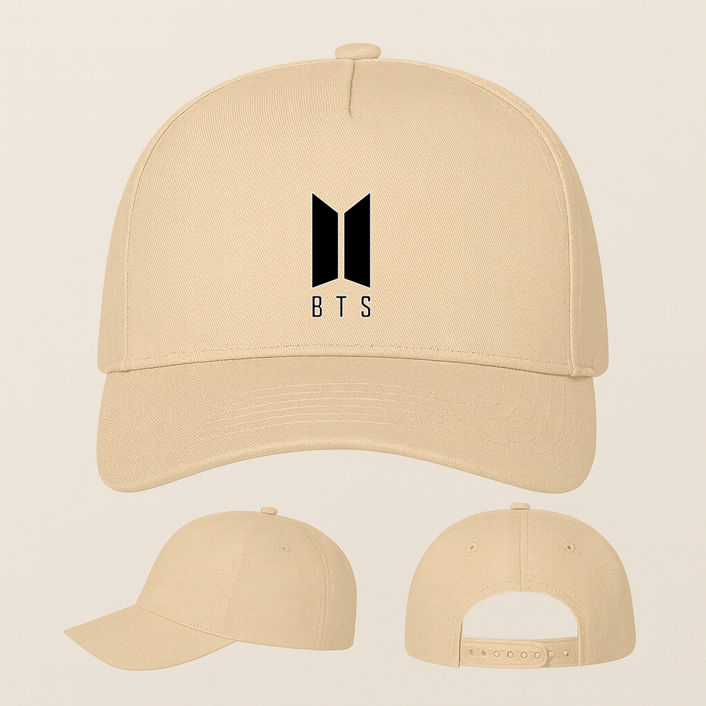 BTS Music Five Panel Twill Snapback Cap