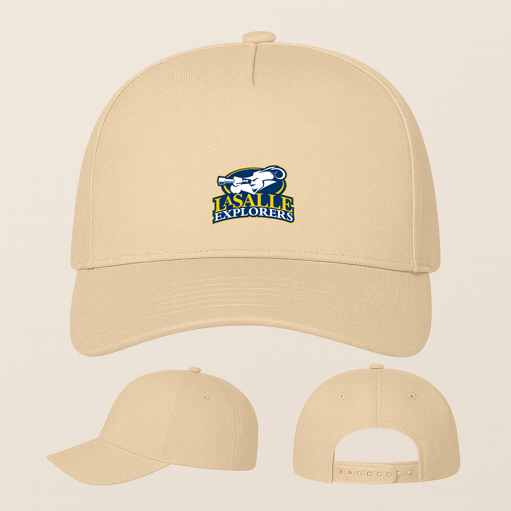 La Salle Explorers Logo Five Panel Twill Snapback Cap