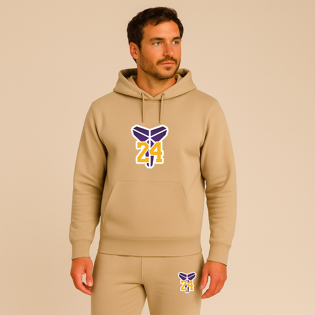 Men's Kobe Bryant Mamba 24 Hoodie Joggers Set