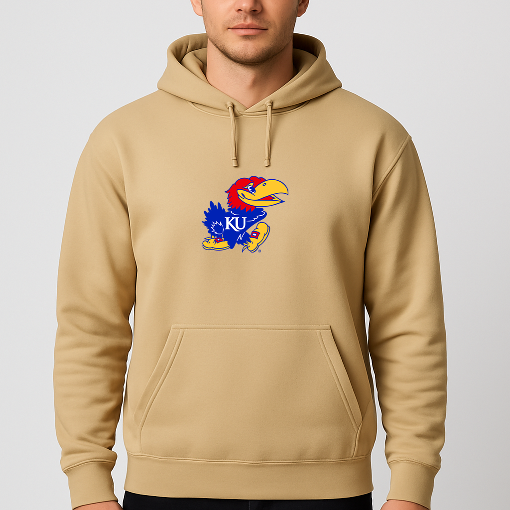 Men's Kansas Jayhawks Logo Pullover Hoodie