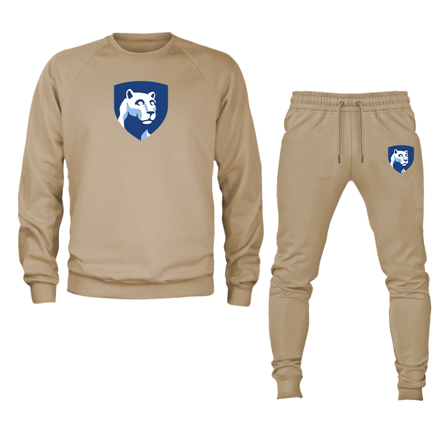 Men's Penn State Symbol Crewneck Sweatshirt Joggers Suit