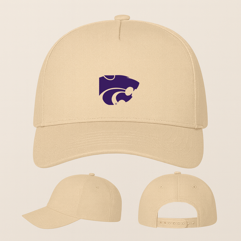 Kansas State Wildcats Logo Five Panel Twill Snapback Cap