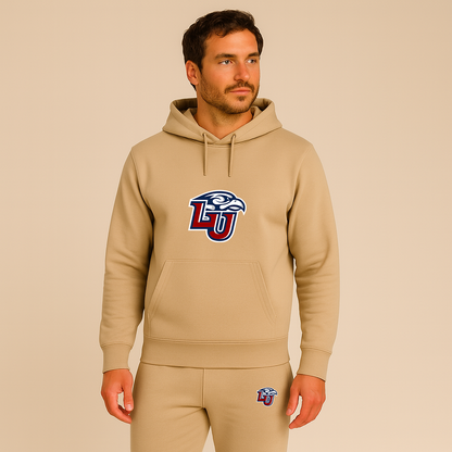 Men's Liberty Flames Logo Hoodie Joggers Set