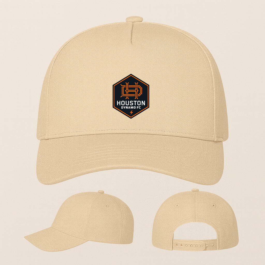 Houston Dynamo FC Soccer Five Panel Twill Snapback Cap