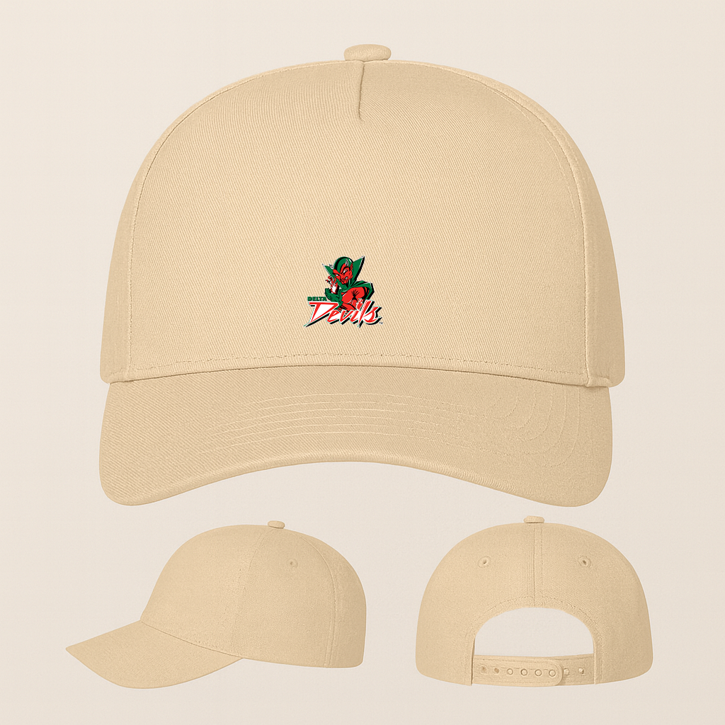 George MVSU Delta Devils Logo Five Panel Twill Snapback Cap