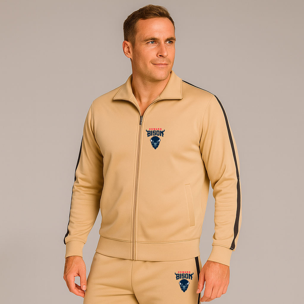 Men's Howard Bison Logo Dri-Fit TrackSuit
