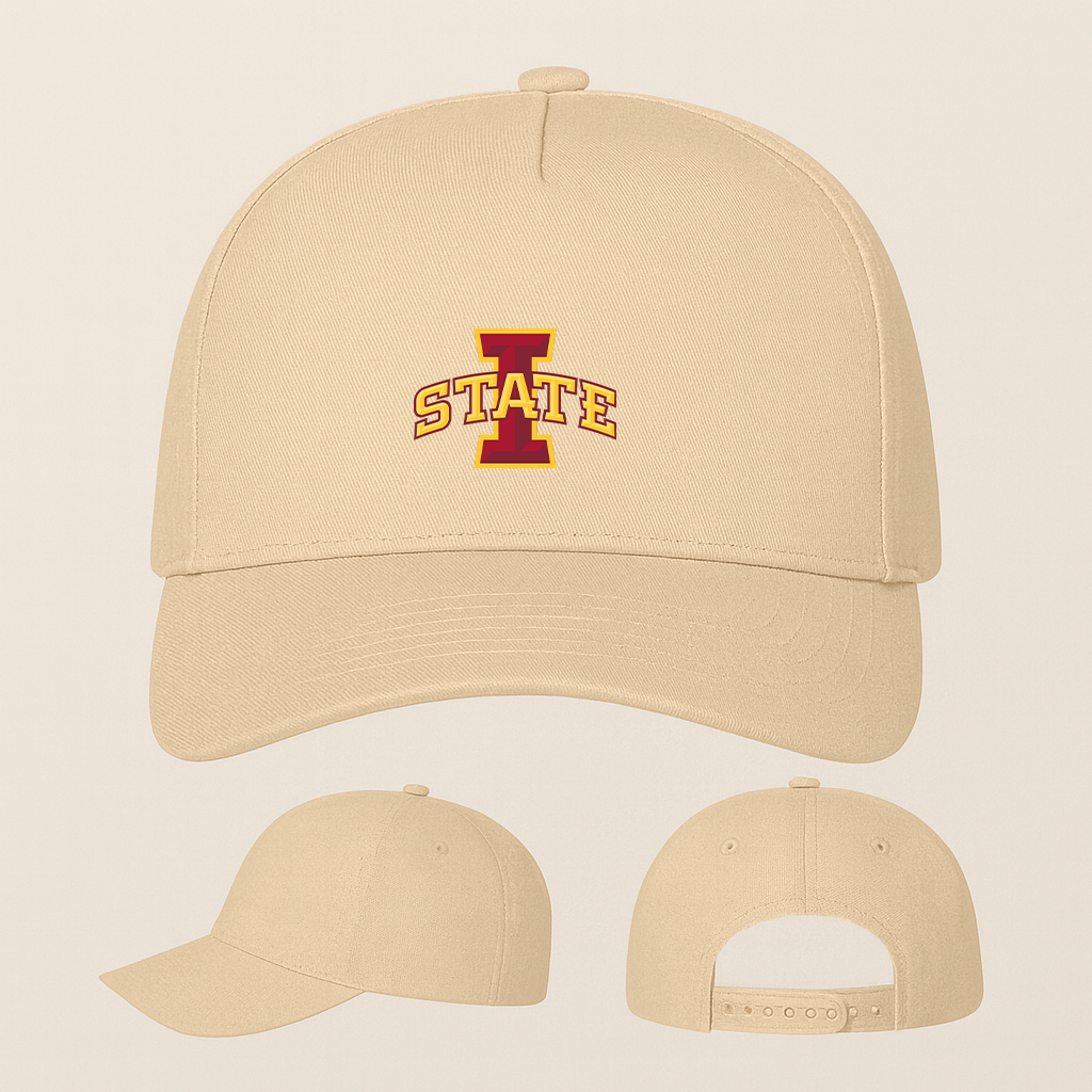 Iowa State Cyclones Logo Five Panel Twill Snapback Cap