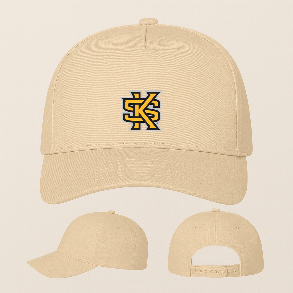 Kennesaw State Owls Logo Five Panel Twill Snapback Cap