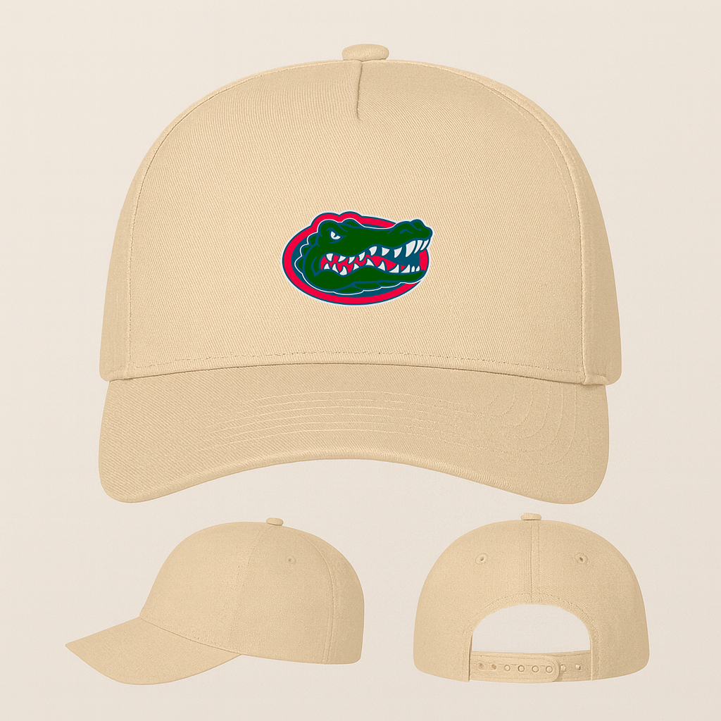 Florida Gators Logo Five Panel Twill Snapback Cap
