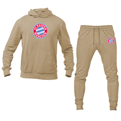 Men's F.C. Bayern Munchen Soccer Logo Hoodie Joggers Set