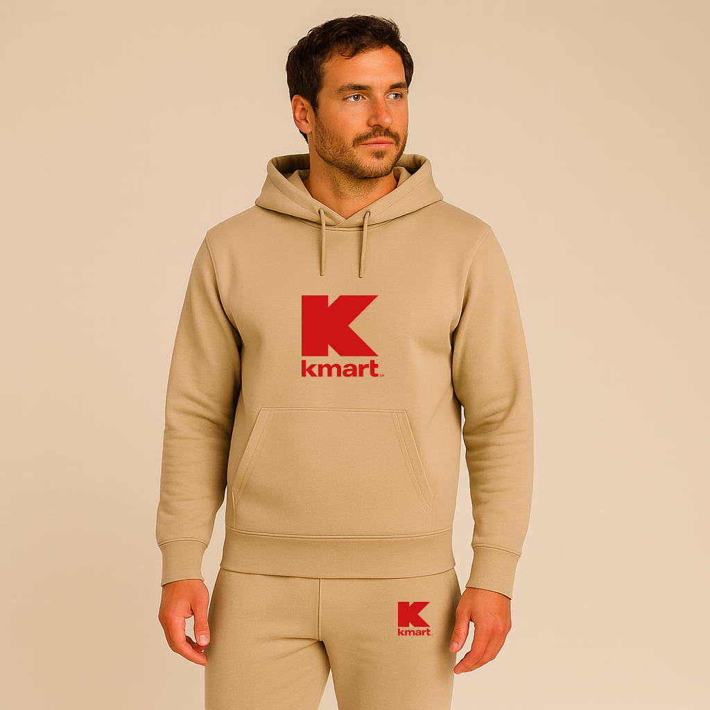 Men's Kmart Logo Hoodie Joggers Set