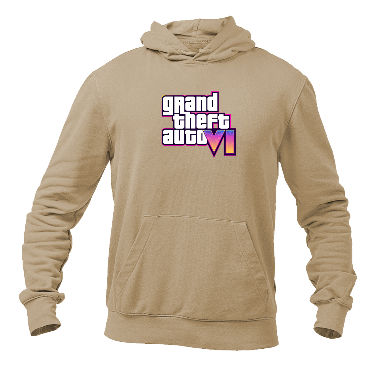 Men's GTA 6 Grand Theft Auto VI Pullover Hoodie Game