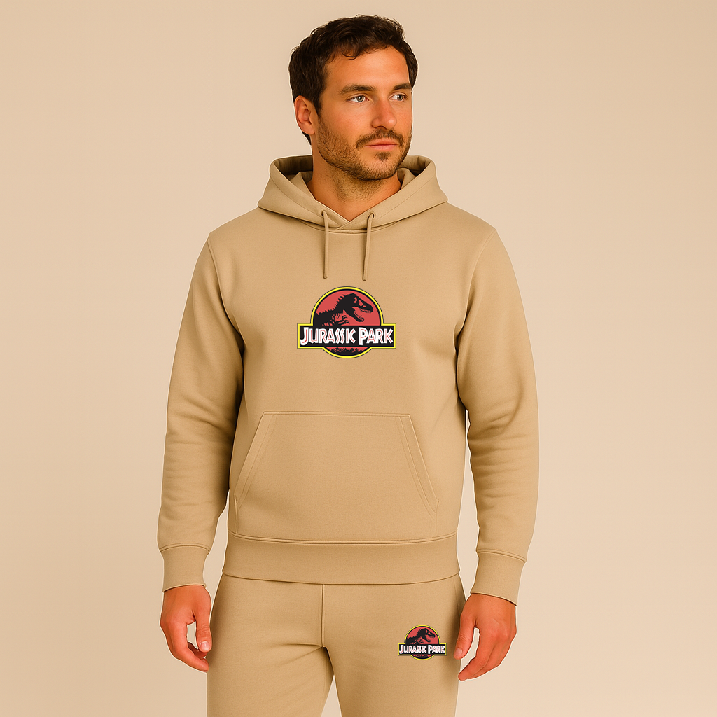 Men's Jurassic Park Movie Hoodie Joggers Set