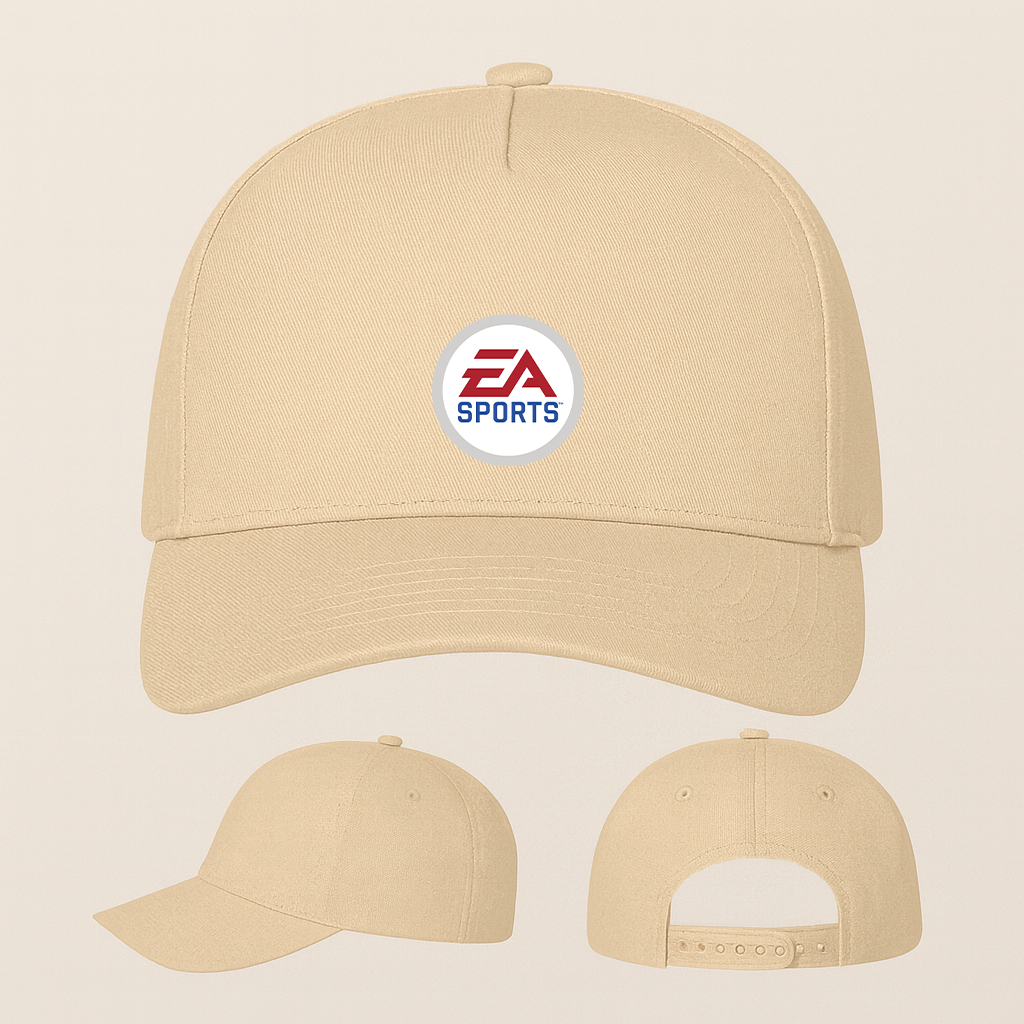 EA SPORTS Logo Five Panel Twill Snapback Cap