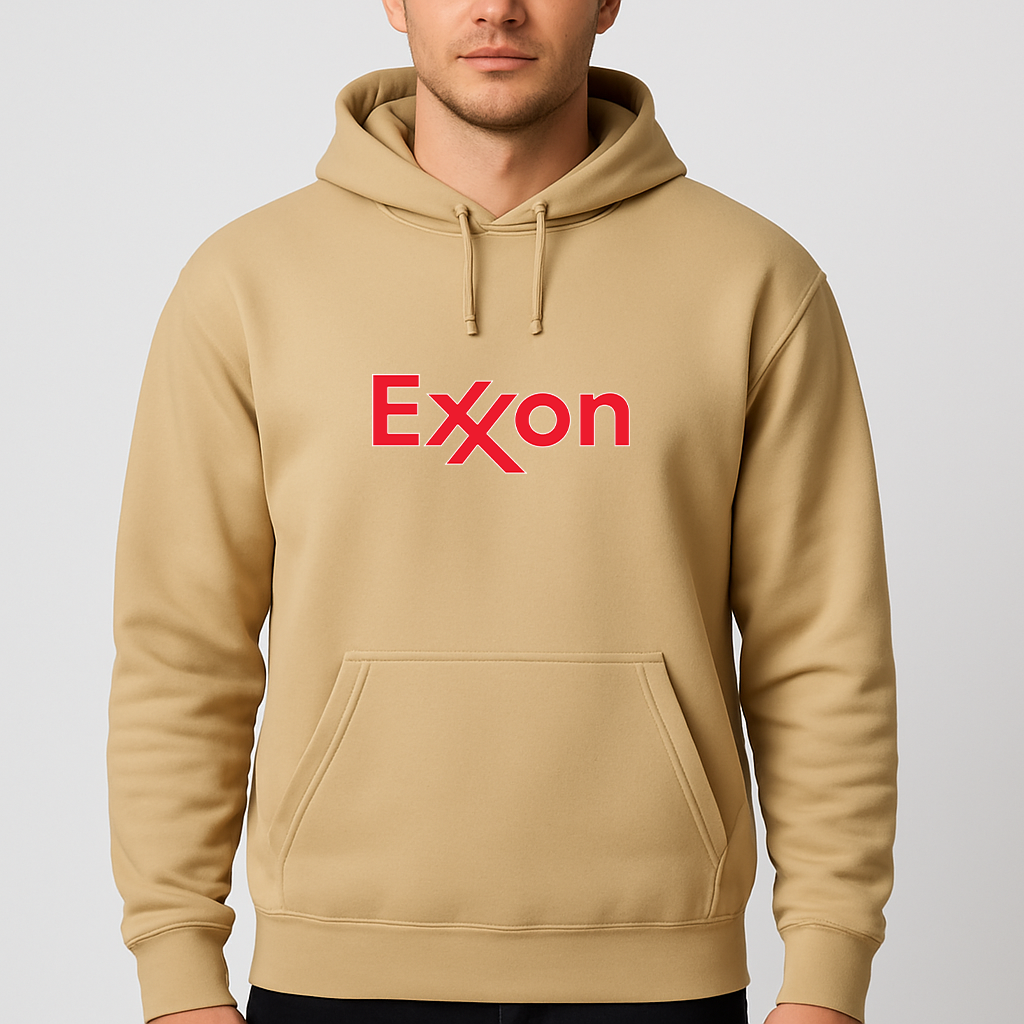 Men's Exxon Gas Station  Pullover Hoodie