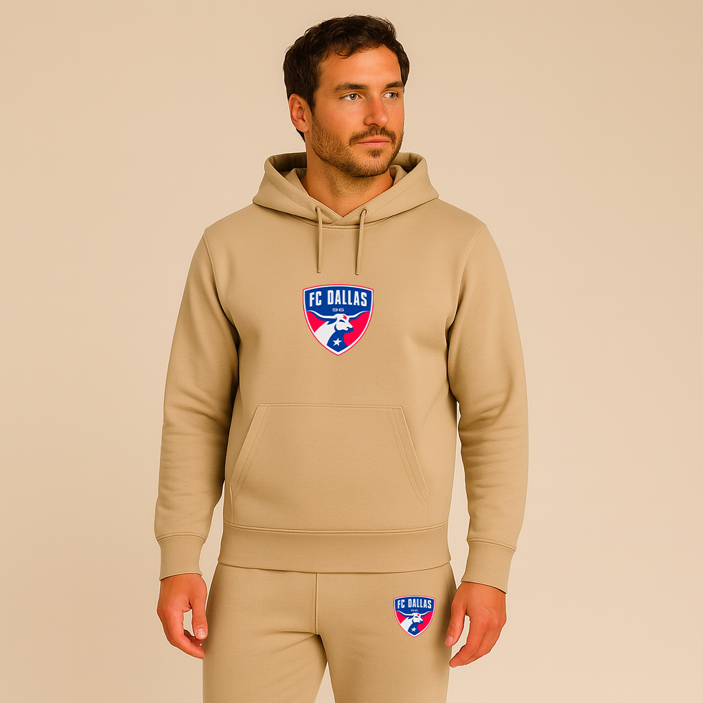 Men's FC Dallas Soccer Logo Hoodie Joggers Set