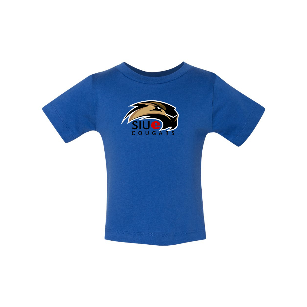SIU Edwardsville Cougars Logo BELLA CANVAS Infant Jersey Tee