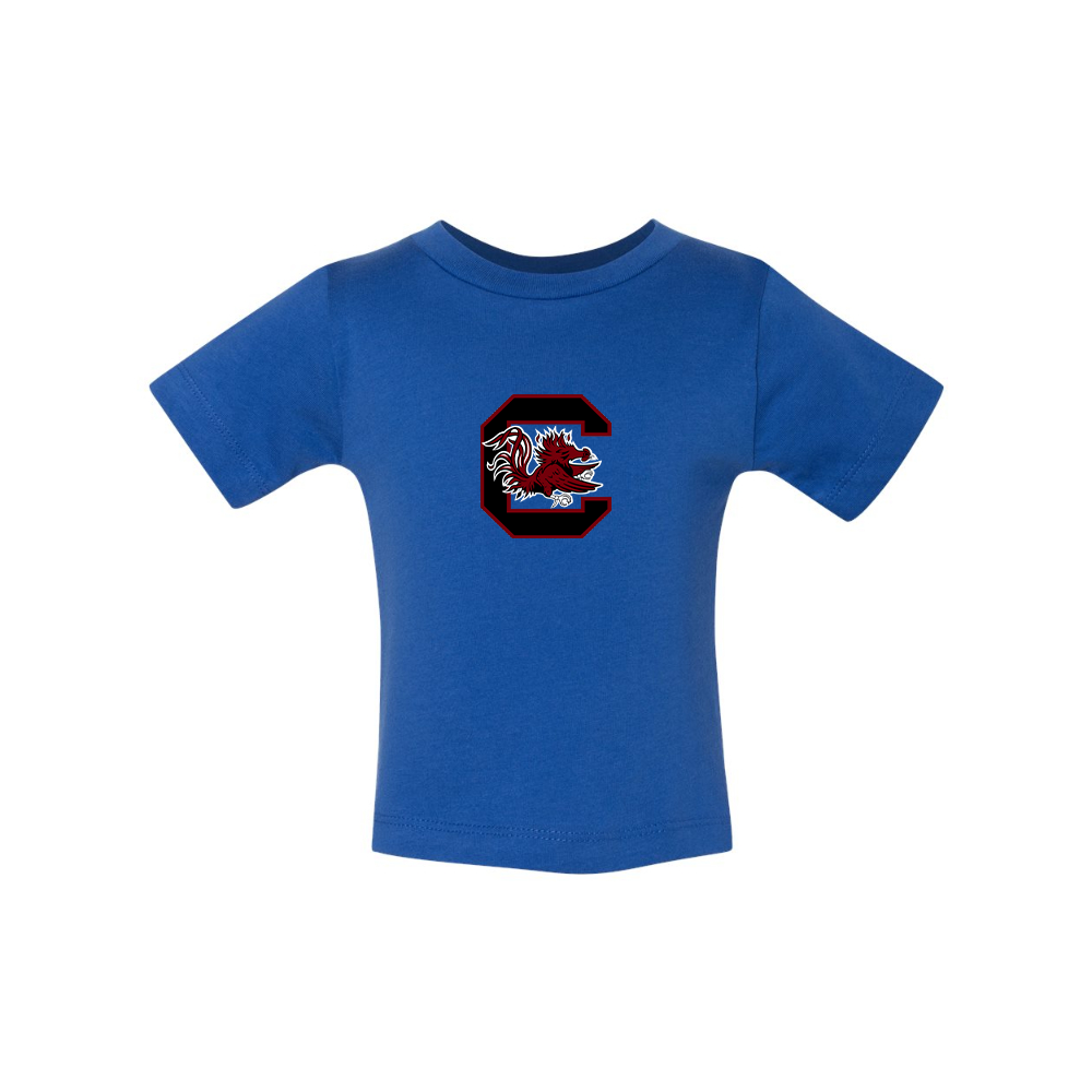 South Carolina Gamecocks Logo BELLA CANVAS Infant Jersey Tee