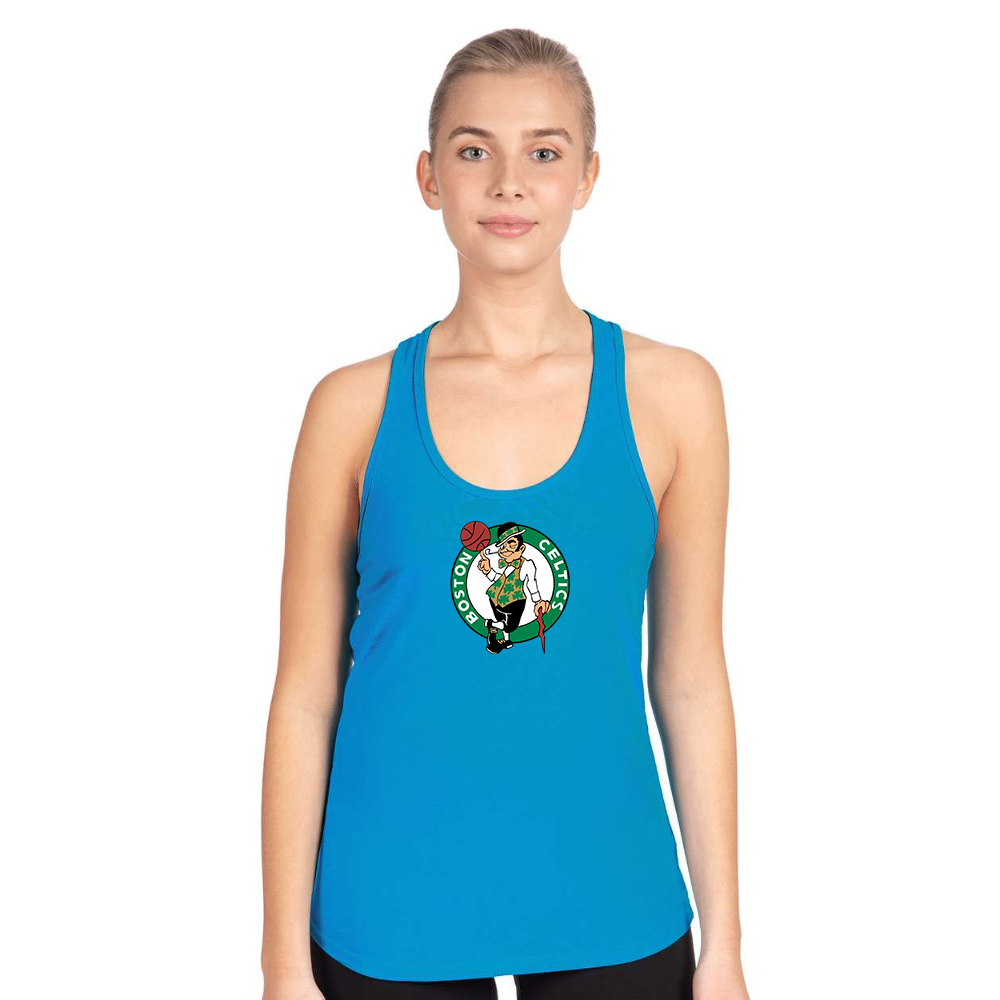 Women's Boston Celtics Logo Next Level Ideal Racerback Tank