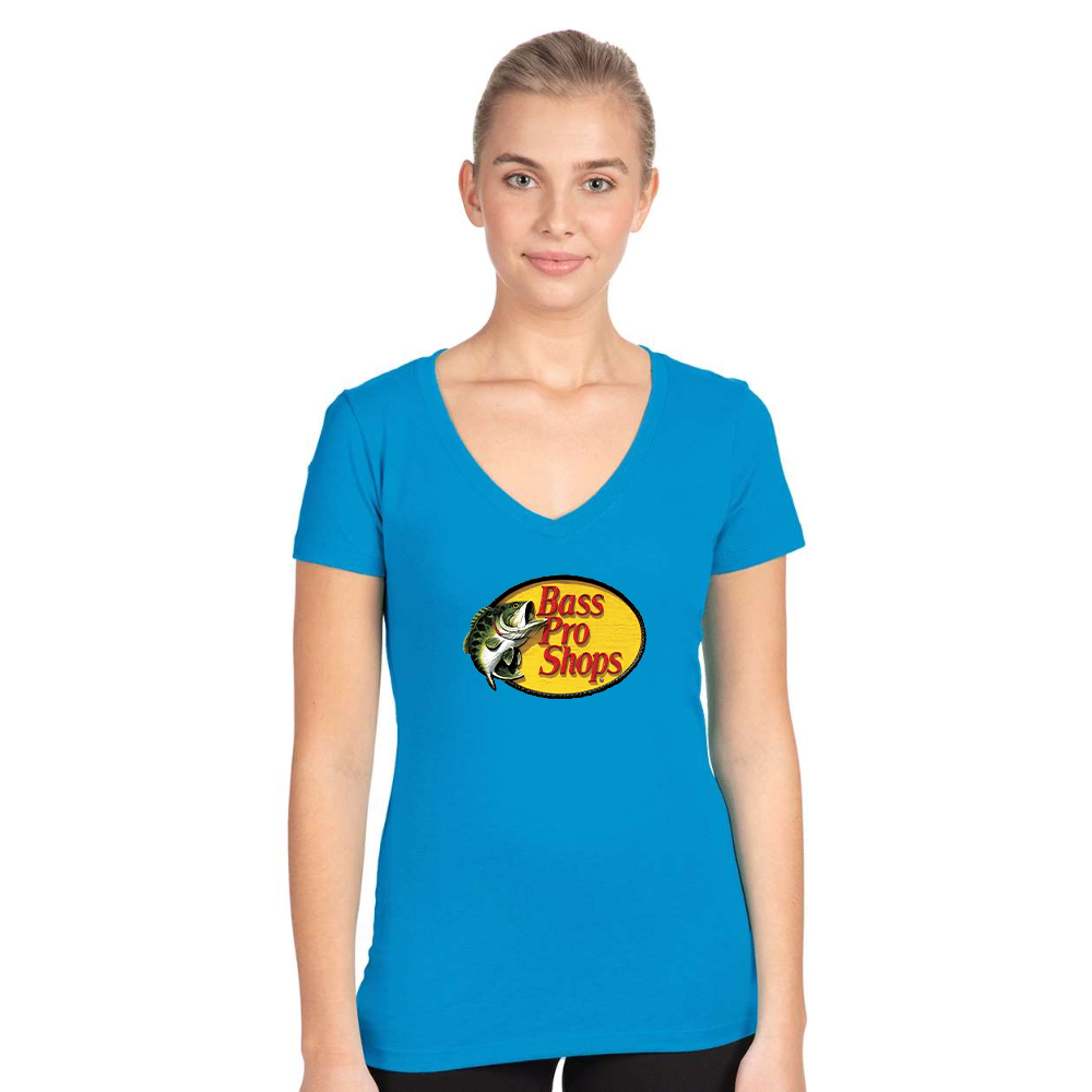 Women's Bass Pro Shops Logo Next Level V-Neck T-Shirt