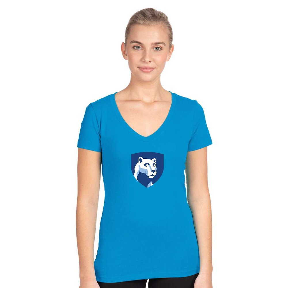 Women's Penn State Symbol  Next Level V-Neck T-Shir