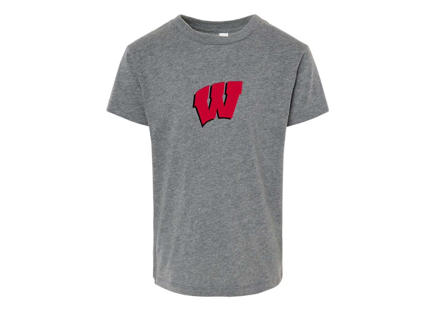 Wisconsin Badgers BELLA  CANVAS Toddler Jersey Tee
