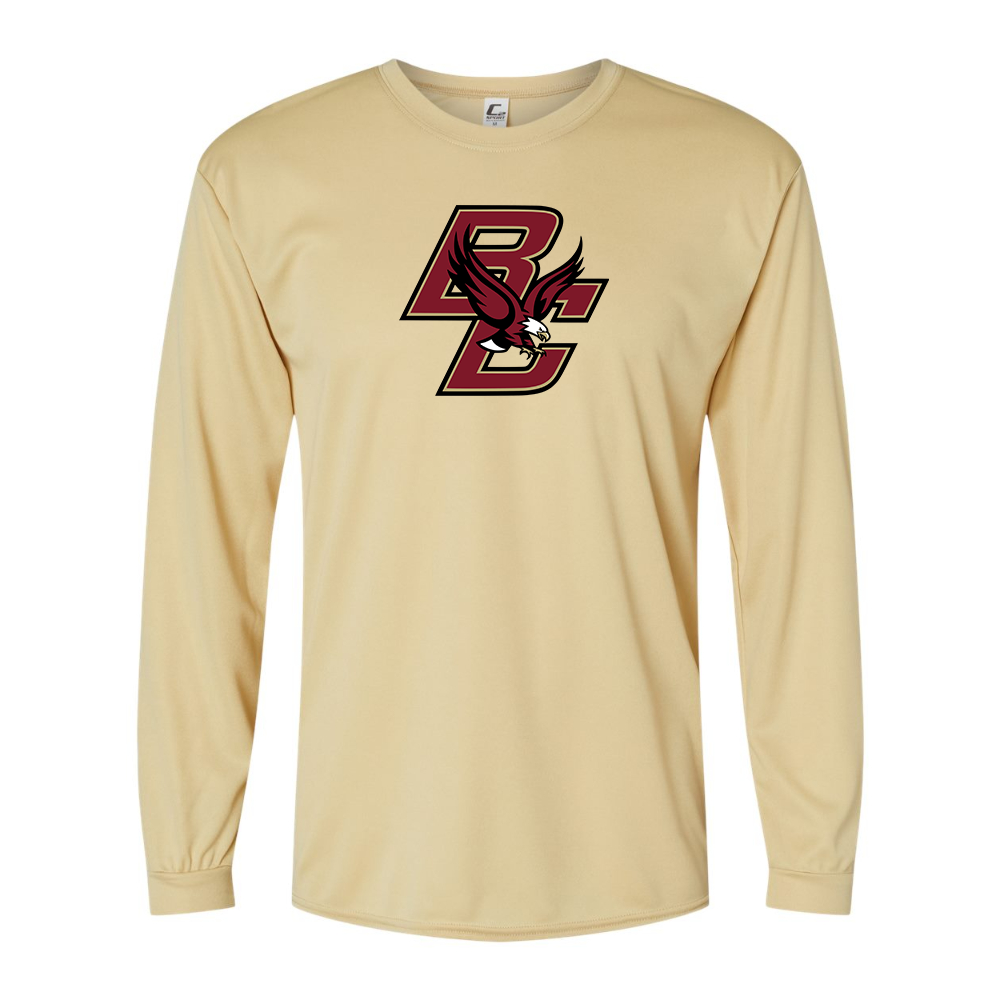Men's Boston College Eagles Polyester Long Sleeve T-Shirt