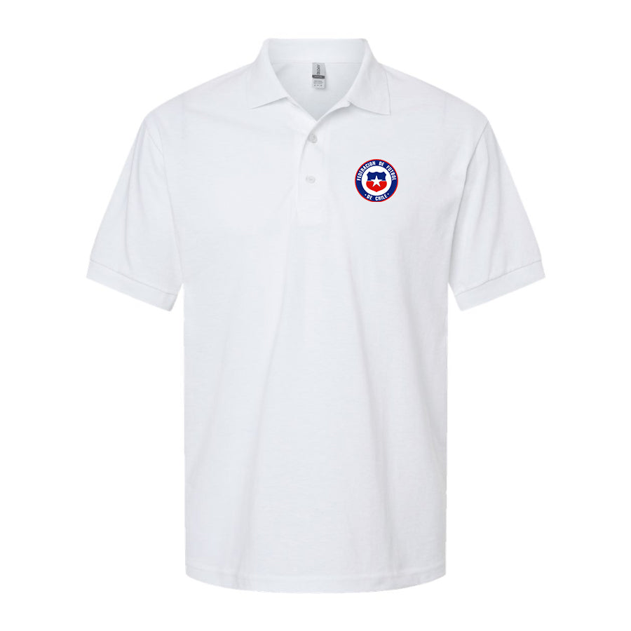 Men's Chile National Soccer Team  Dry Blend Polo