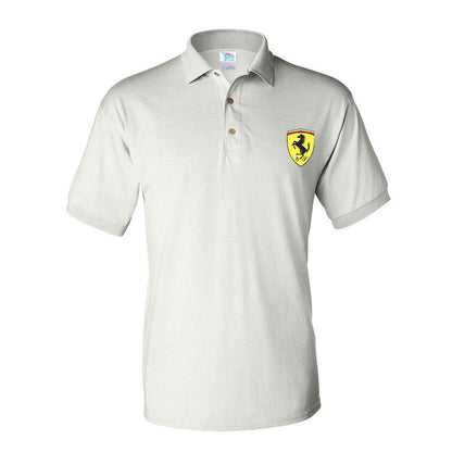 Men’s Ferrari Motorsport Car Dry Blend Polo