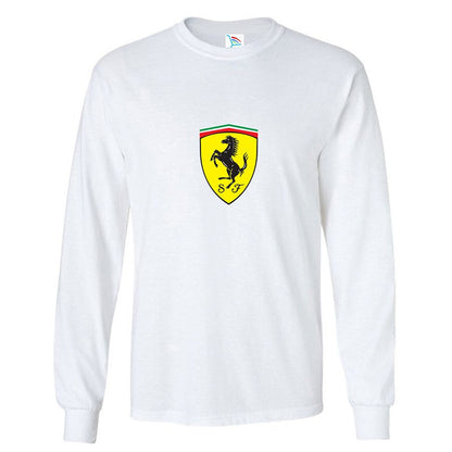 Men’s Ferrari Motorsport Car Long Sleeve T-Shirt