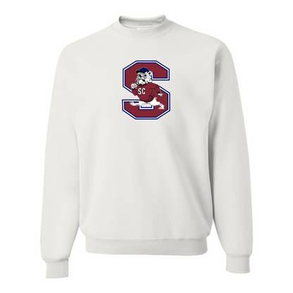 Men's South Carolina State Bulldogs Logo JERZEES NuBlend Crewneck Sweatshirt