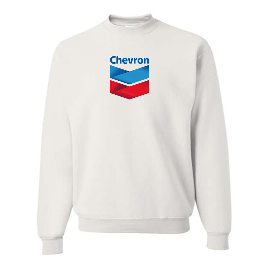 Men's Chevron Gas Station  Crewneck Sweatshirt