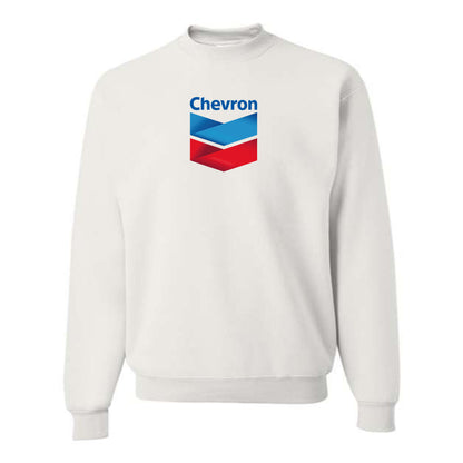 Men's Chevron Gas Station  Crewneck Sweatshirt
