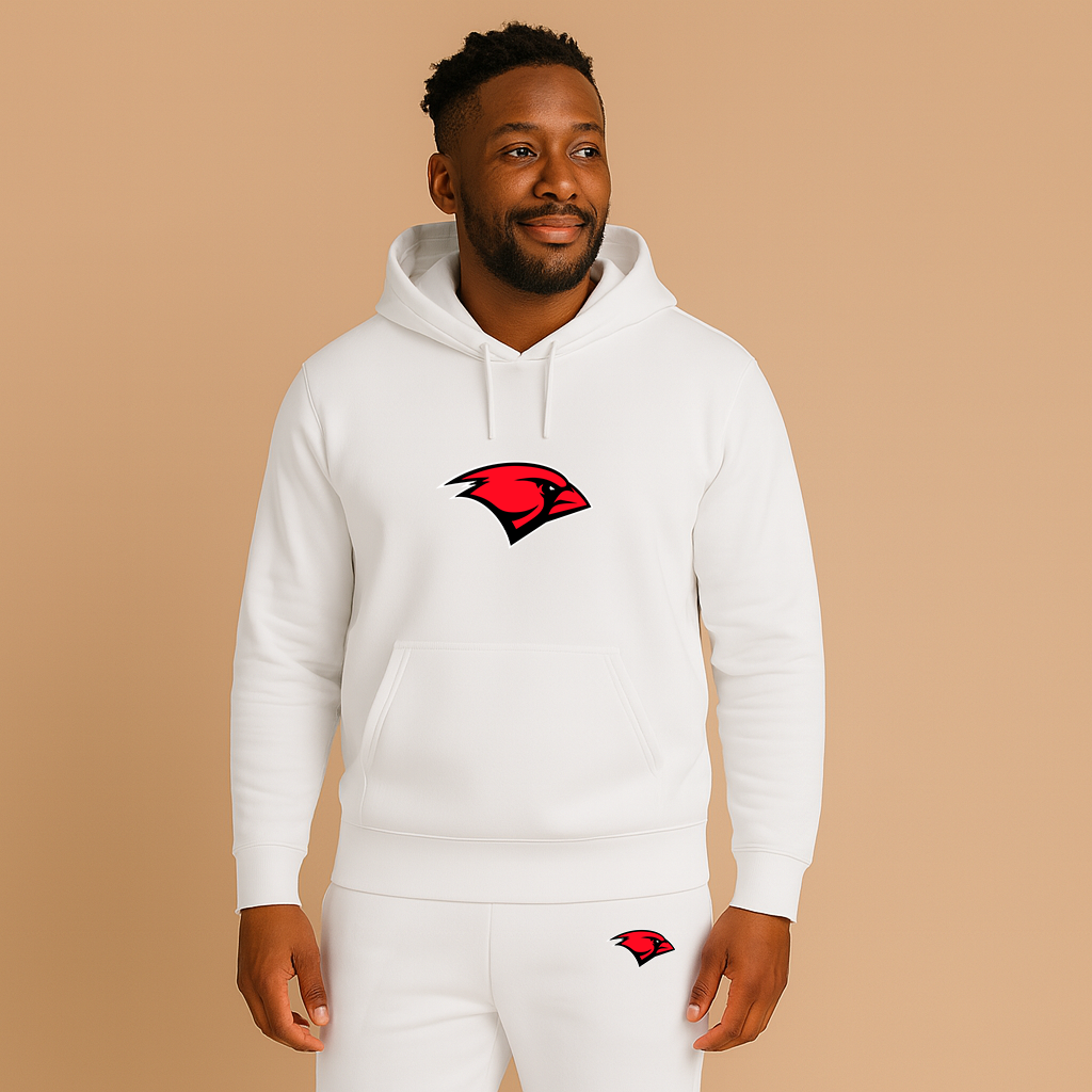 Men's Incarnate Word Cardinals Logo Hoodie Joggers Set