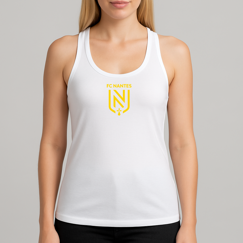 Women's FC Nantes Soccer Logo Next Level Ideal Racerback Tank