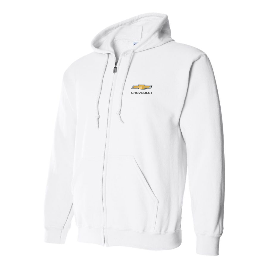 Men's Chevrolet Logo Zipper Hoodie